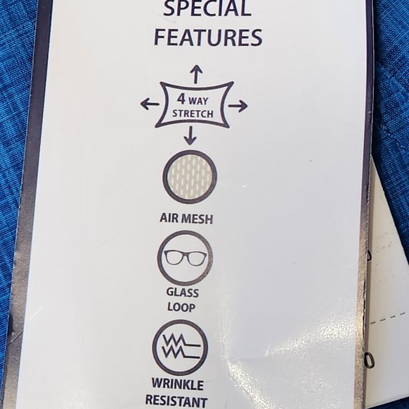 NEW XCaster Outdoor Turquoise Blue Lightweight Bermuda Shorts Size XL - Picture 10 of 15